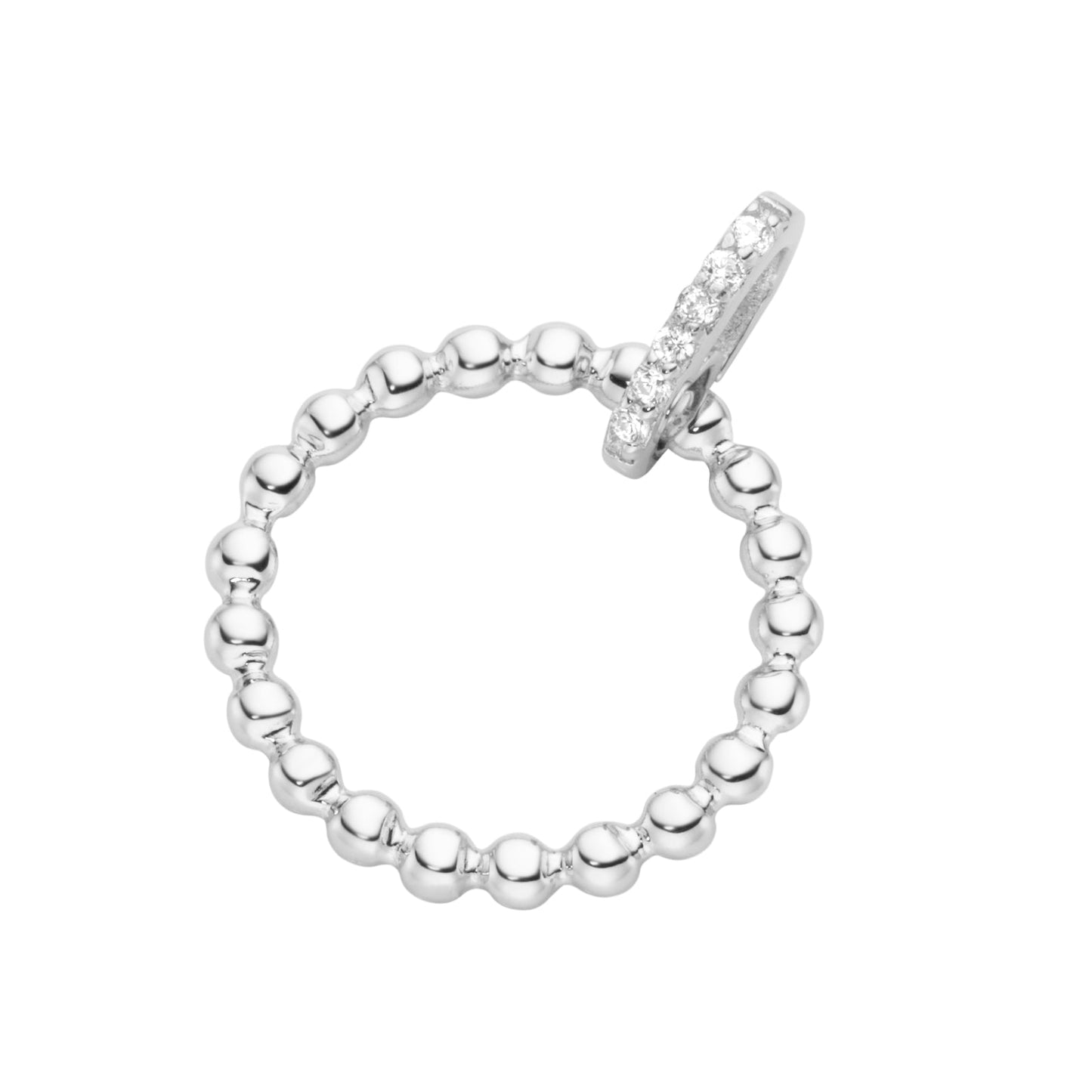 Hanger, drager voor Bedels, cirkel ø ca. 14,8 mm