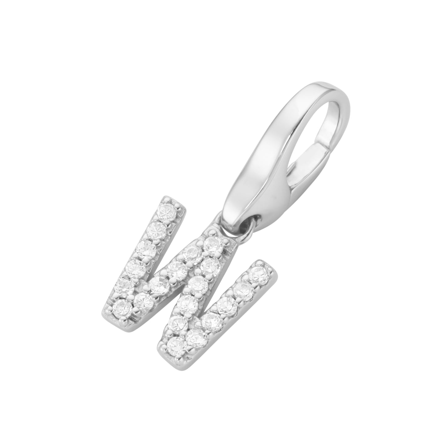 Bedel W met zirkonia