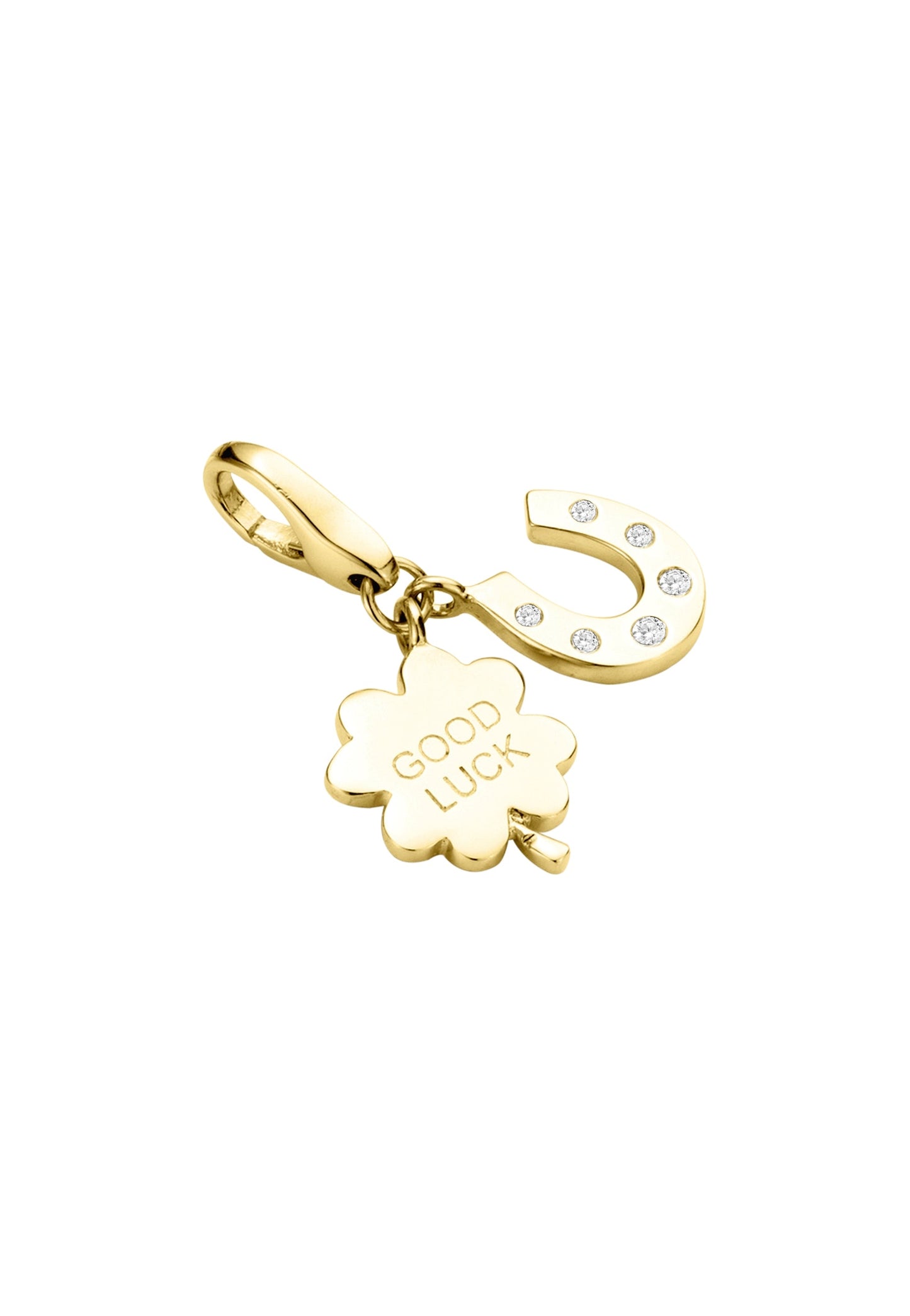 Bedel 2-delig Klavertje + Hoefijzer