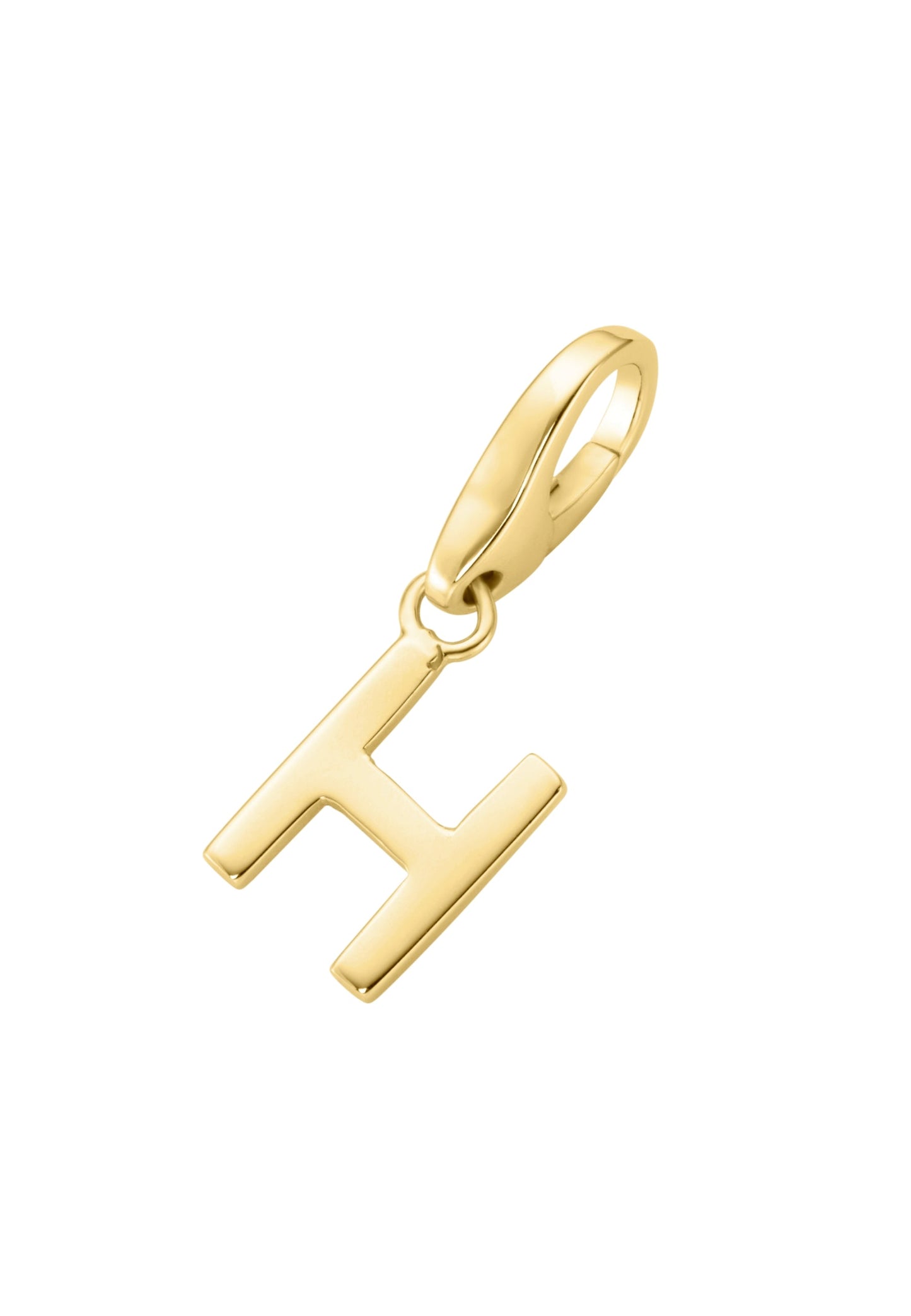 Bedel H verguld (goud op zilver)