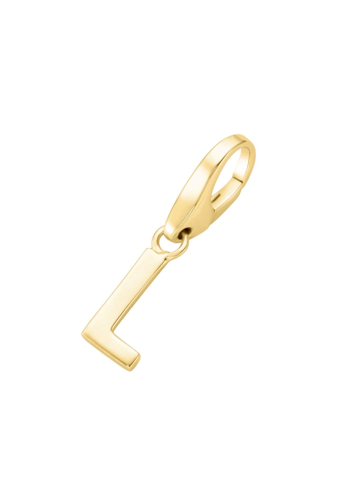 Bedel L verguld (goud op zilver)