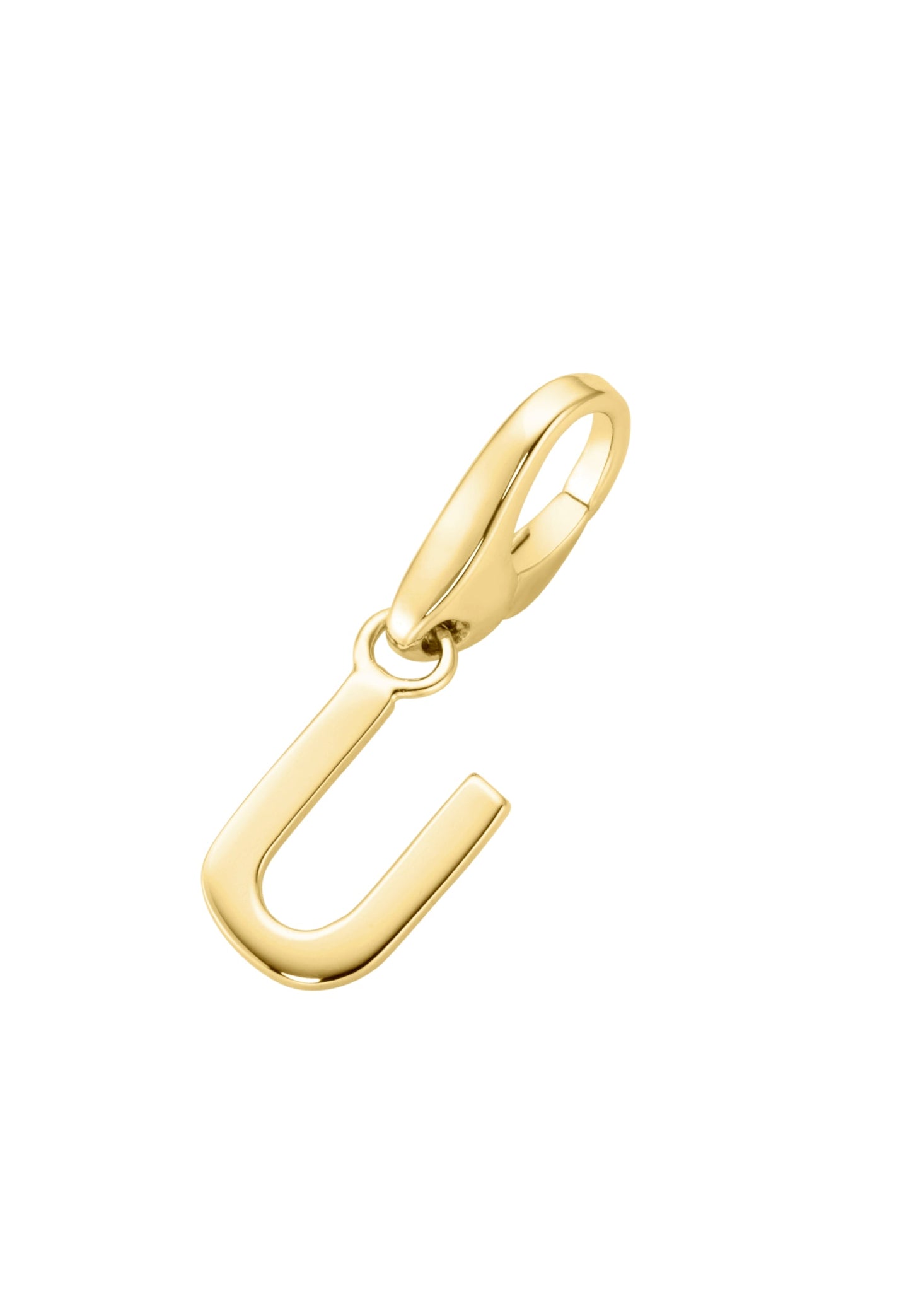 Bedel U verguld (goud op zilver)