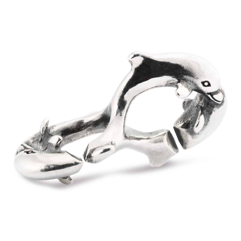 Dolphins double silver link