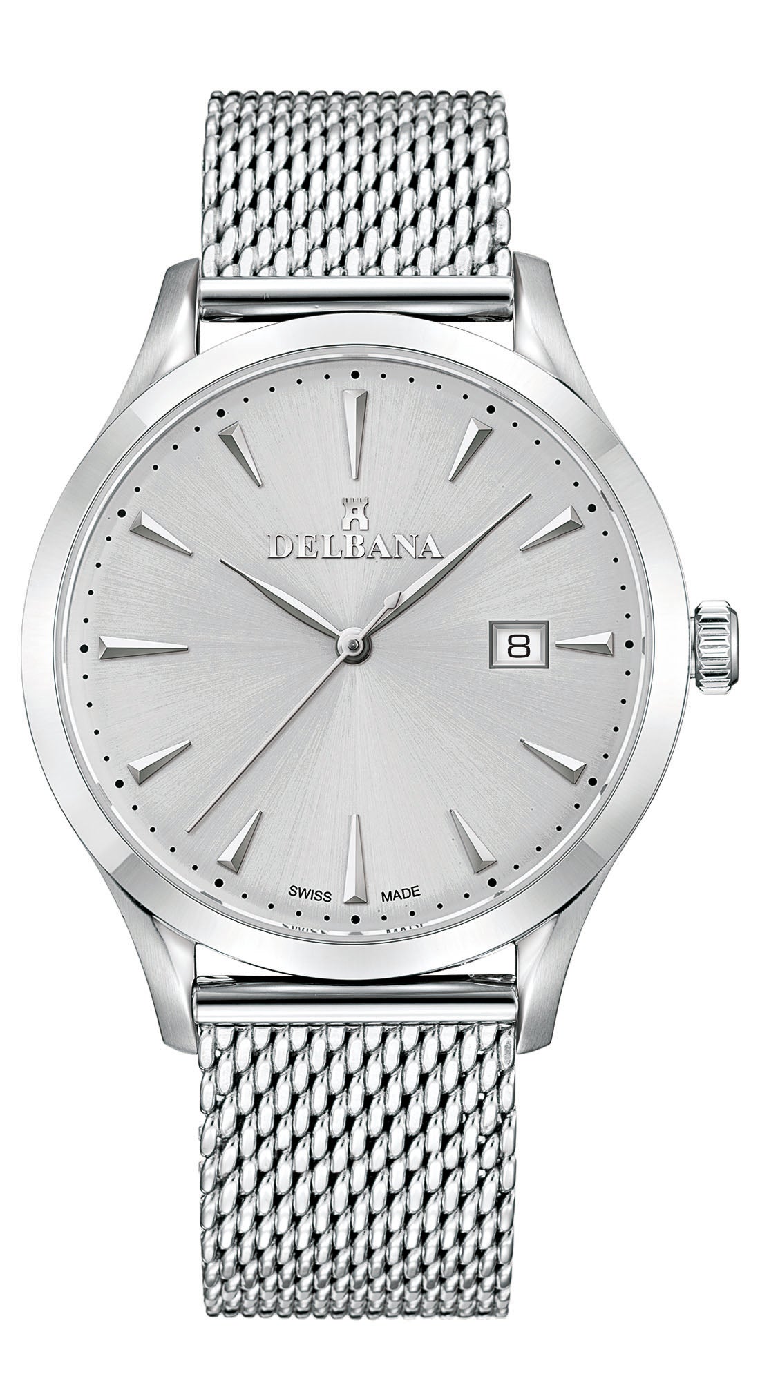 Como, Klassiek herenhorloge met datum. 41801.694.6.061