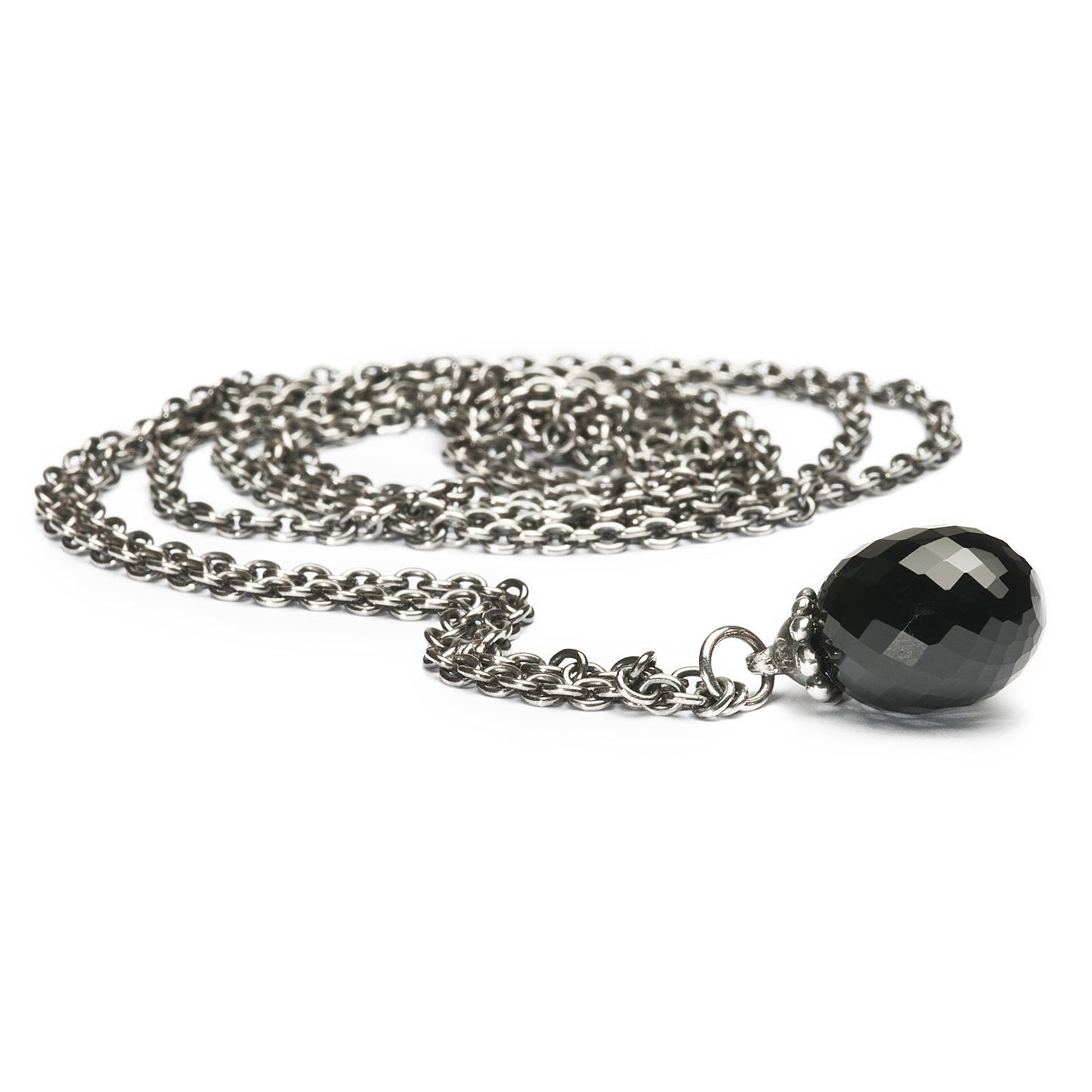 Sterling zilveren collier met onyx