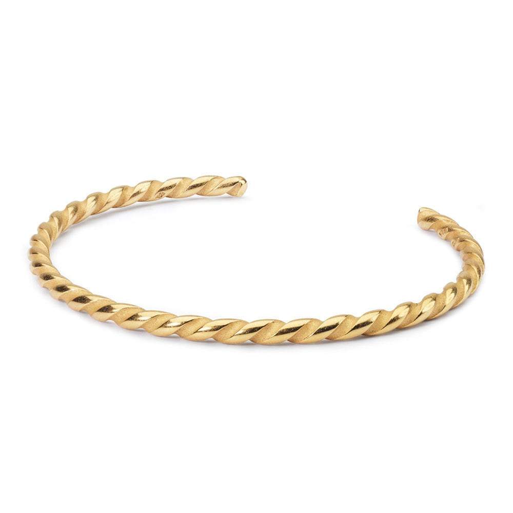 Twisted vergulde bangle