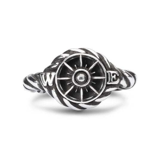 Compass, single silver link