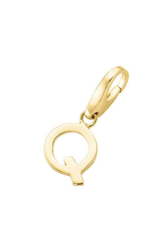 Bedel Q verguld (goud op zilver)