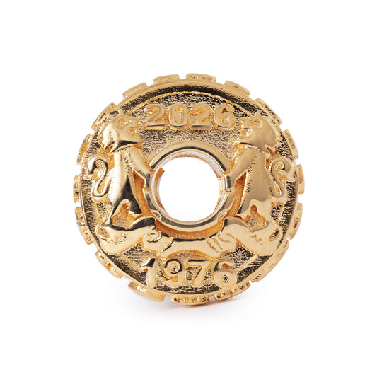 Trollbeads Jubileum, verguld