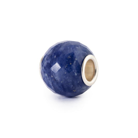 Gefacetteerde blauw sodaliet, rond