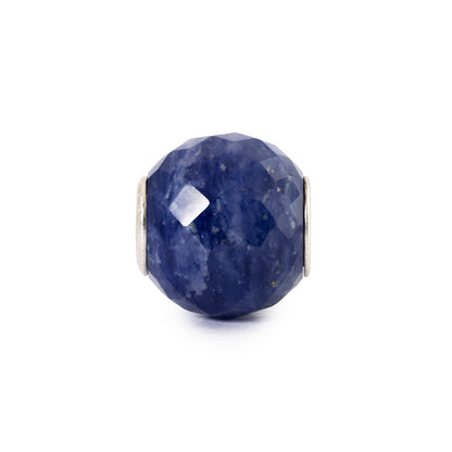 Gefacetteerde blauw sodaliet, rond
