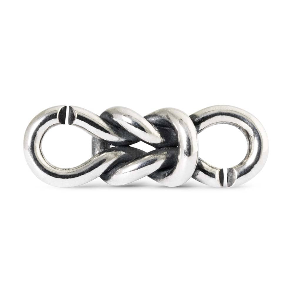 Lovers bond double silver link
