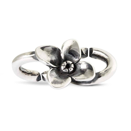 Flower double silver link