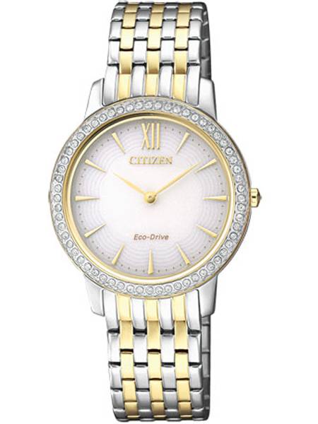 Citizen Eco-Drive EX1484-81A Dameshorloge met Swarovski steentjes