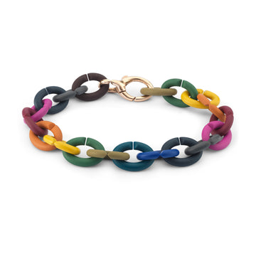 Dark Rainbow Bronze Bracelet