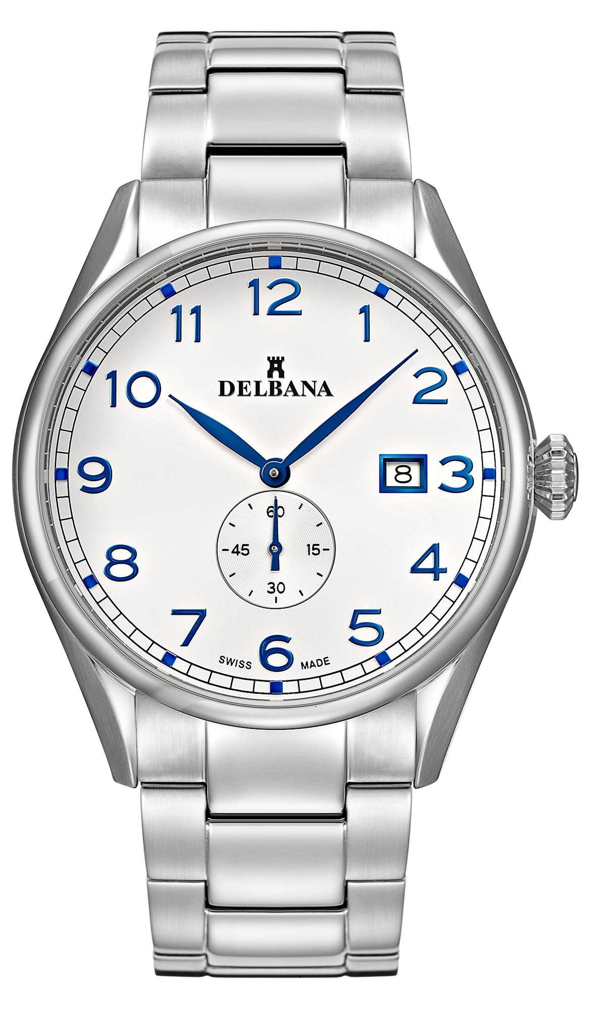 Fiorentino, klassiek herenhorloge met kleine secondewijzer en datum. 41701.682.6.062