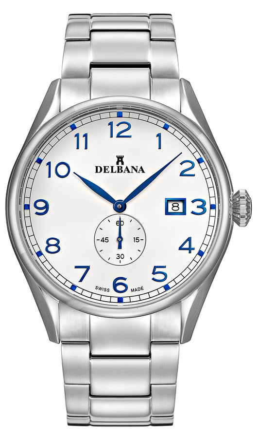Fiorentino, klassiek herenhorloge met kleine secondewijzer en datum. 41701.682.6.062