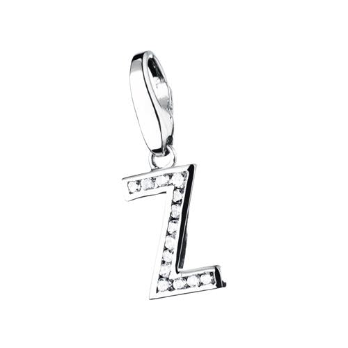 Bedel met zirkonia letter Z