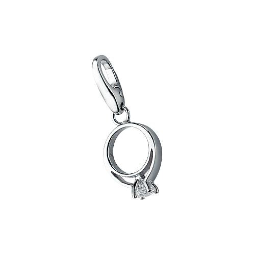 Bedel ring met zirkonia