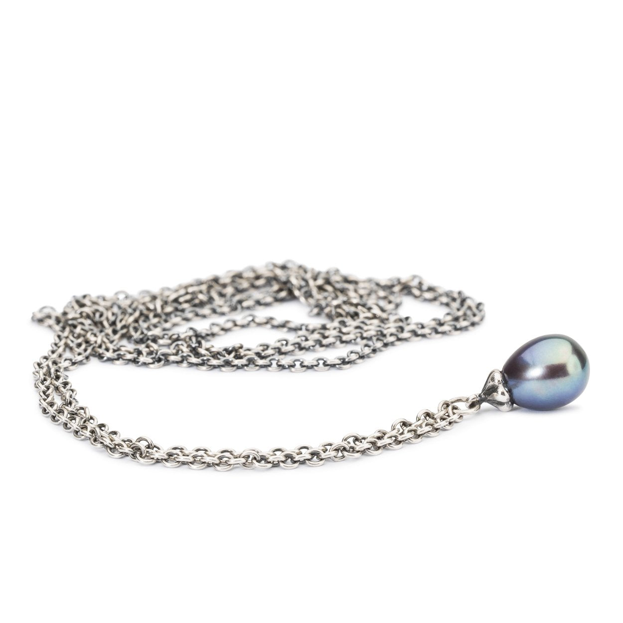Sterling zilveren collier met peacock parel