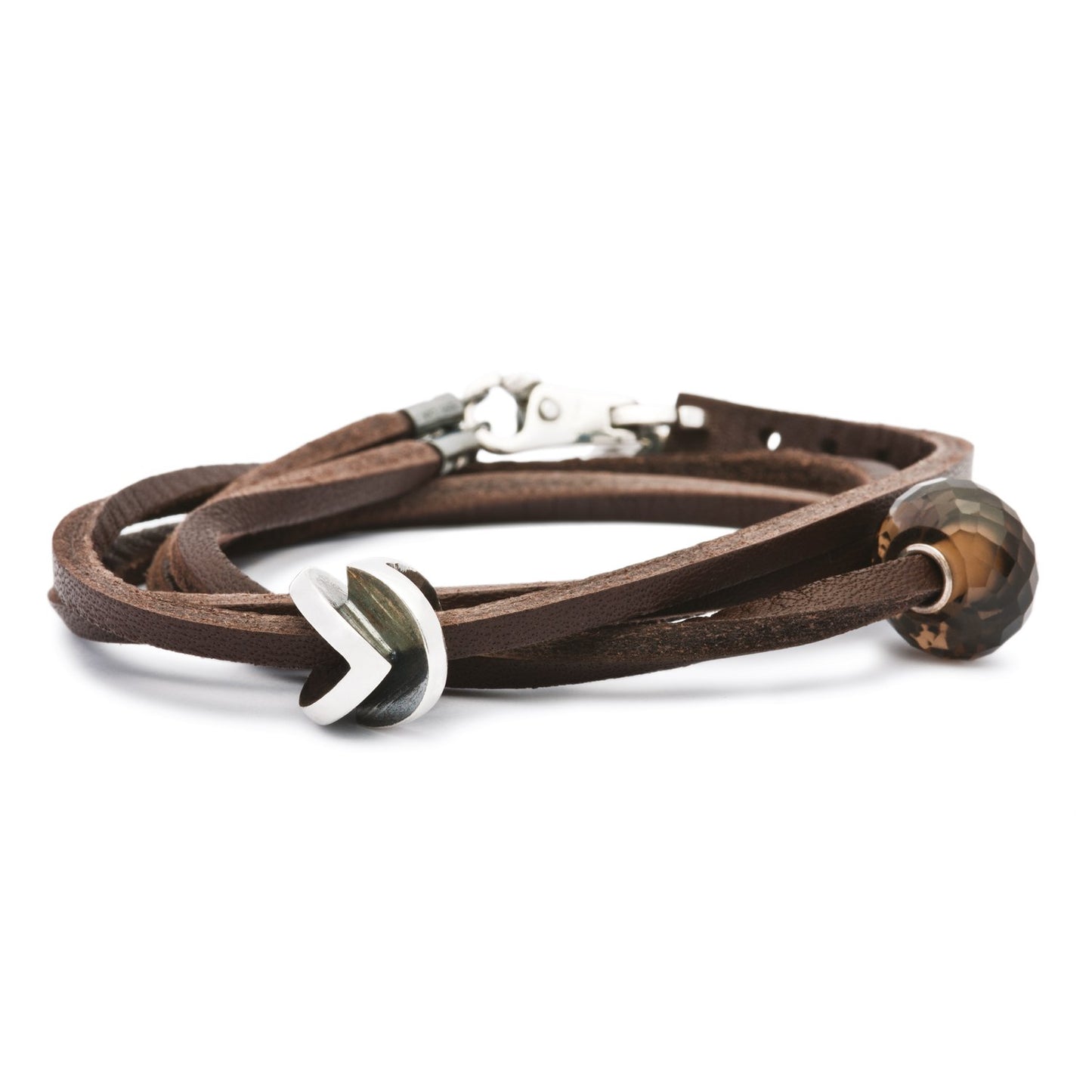 Bruine Leren Armband