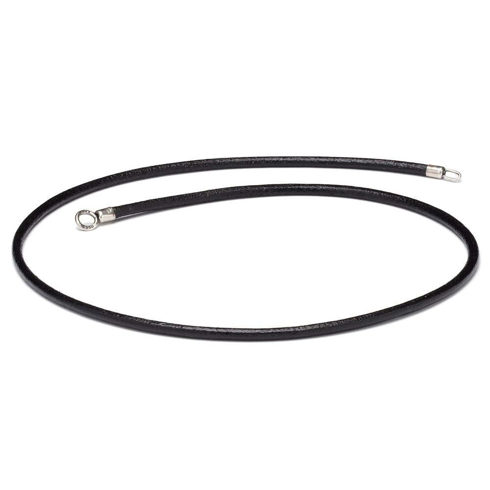 Leren Zwarte Collier