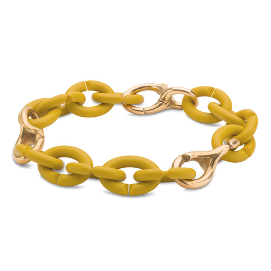 Mellow Yellow Pop Bronze Bracelet