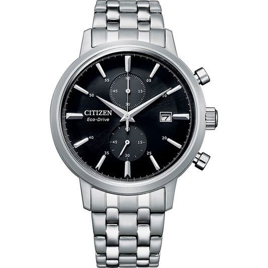 Citizen CA7060-88E horloge Eco-Drive Chrono Zwart